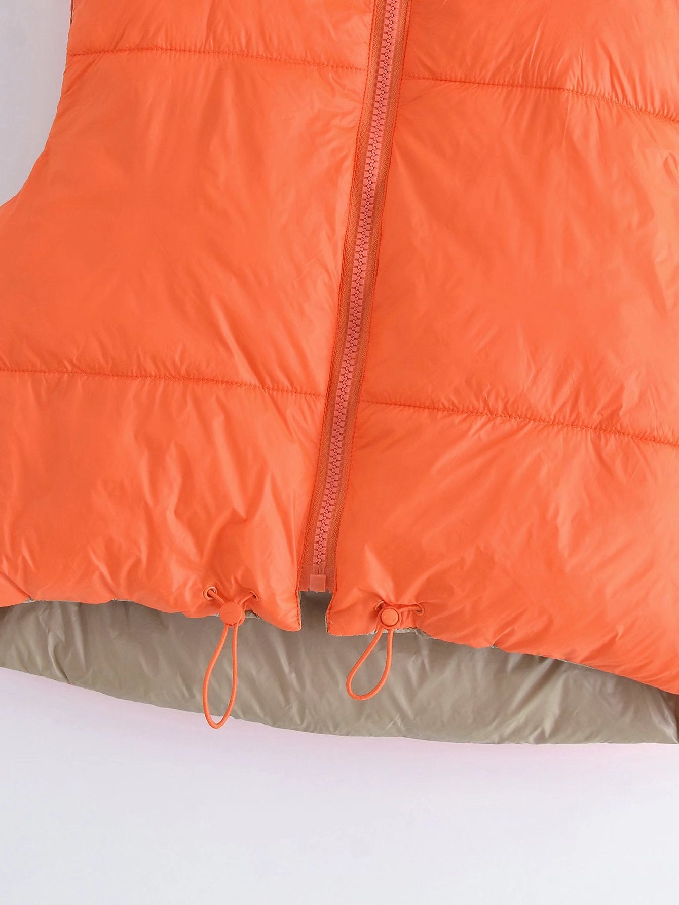 Fall Winter Warm Cropped Vest Jackets for Women Fashion Sleeveless Stand Collar Zip Up Puffer Waistcoat Street Style Outwear