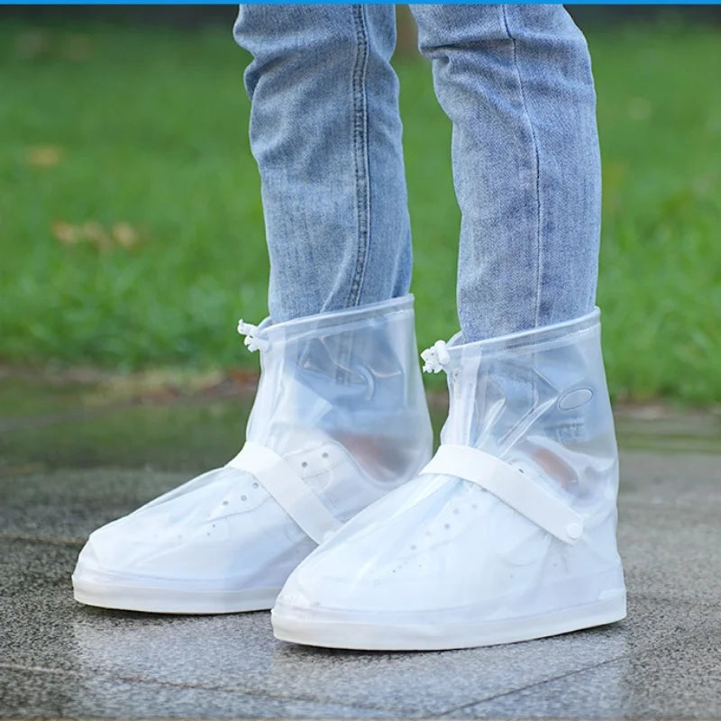 Waterproof Rain Boot Covers Reusable Non-Slip Cycling Hiking Shoe Protectors Rain Snow Wet Sand Overshoes Pants Protectors