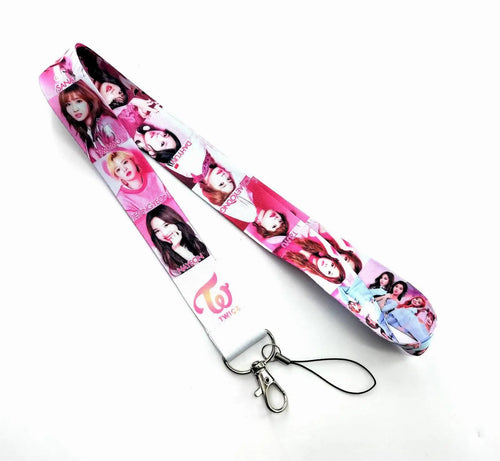 Twice Key Lanyard ID Badge Holders Animal Phone Neck Straps with Keyring Phone Accessories