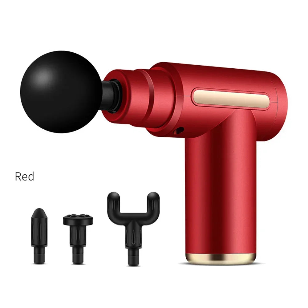 Fascia Gun Muscle Massagers Pistol Vibration Penetration Deep Tissue Massage Gun Shock Body Neck Massager Relaxation Treatment