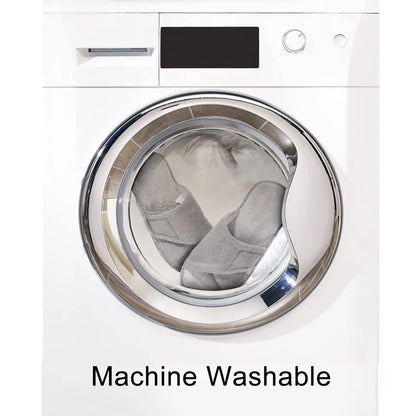 Litfun Four Seasons Cotton Slippers For Women Casual Flat Slippers With Adjustable Straps Female Breathable Soft Cozy Home Shoes