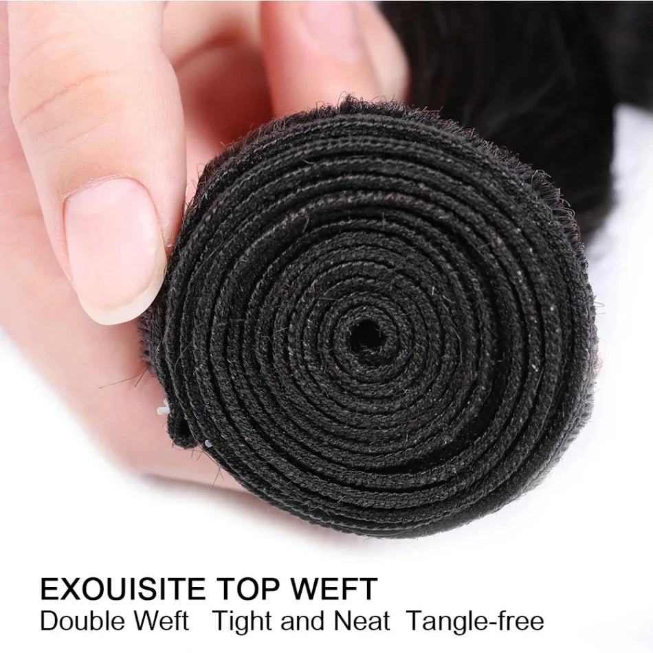 30 Inch Deep Wave 4PCs Bundles Deal Malaysian Human Hair Weave Bundles 100% Virgin Deep Water Curly Bundles Extensions Tissage