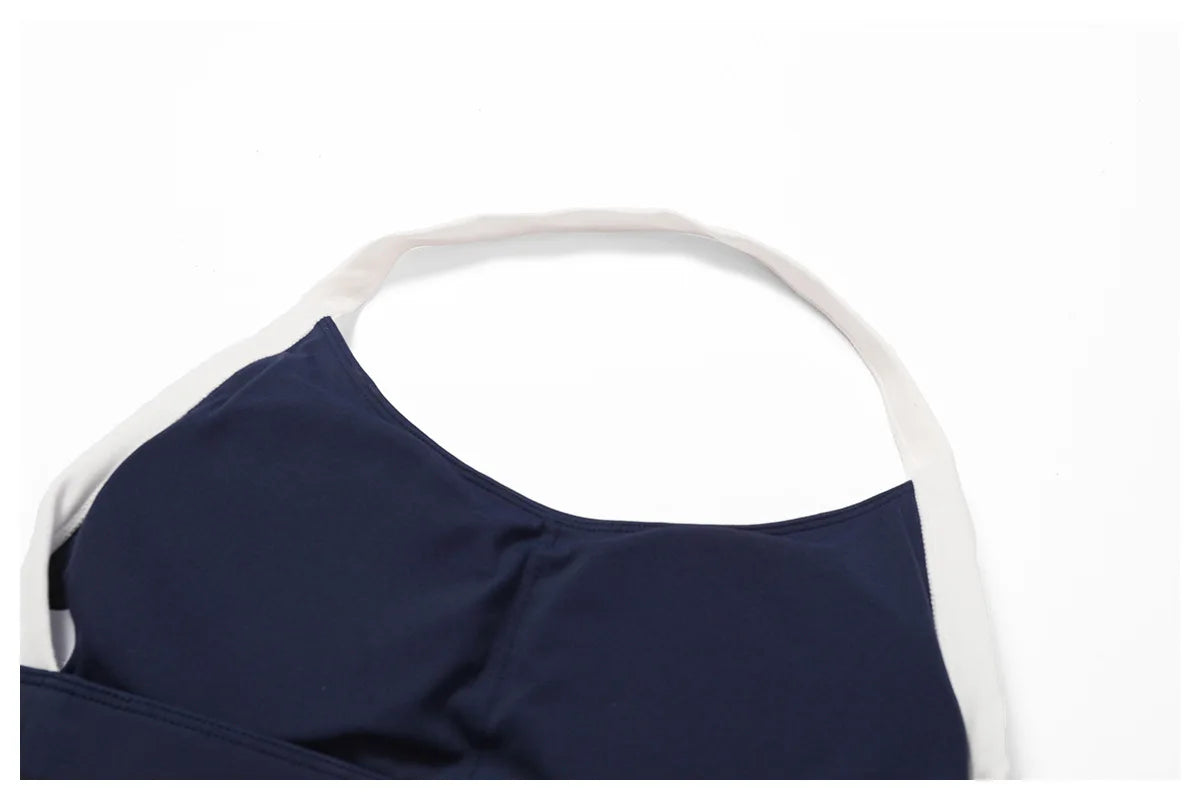 Sexy Yoga Women's 2 Pieces Gym Sports Suit Workout Clothing Long Sleeve Gym Crop Top High Waist Leggings Fitness Bra Sportswear