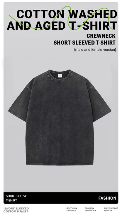 Video Games Rot Your Brains Washed Retro Mens T-Shirt Cotton Loose Tees Cotton Oversize Streetwear Breathable Tshirt Couple