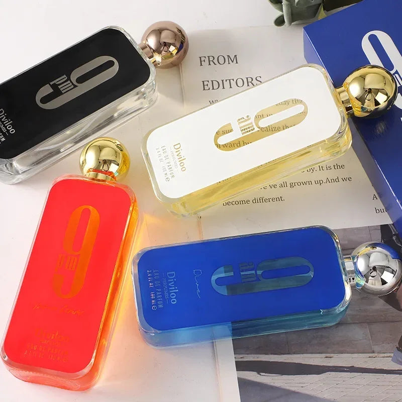 100ml / 3.4oz 9pm & 9am Perfume Collection Set, Long Lasting Charming Fragrance for Men & Women, Unisex Eau De Parfum Gift