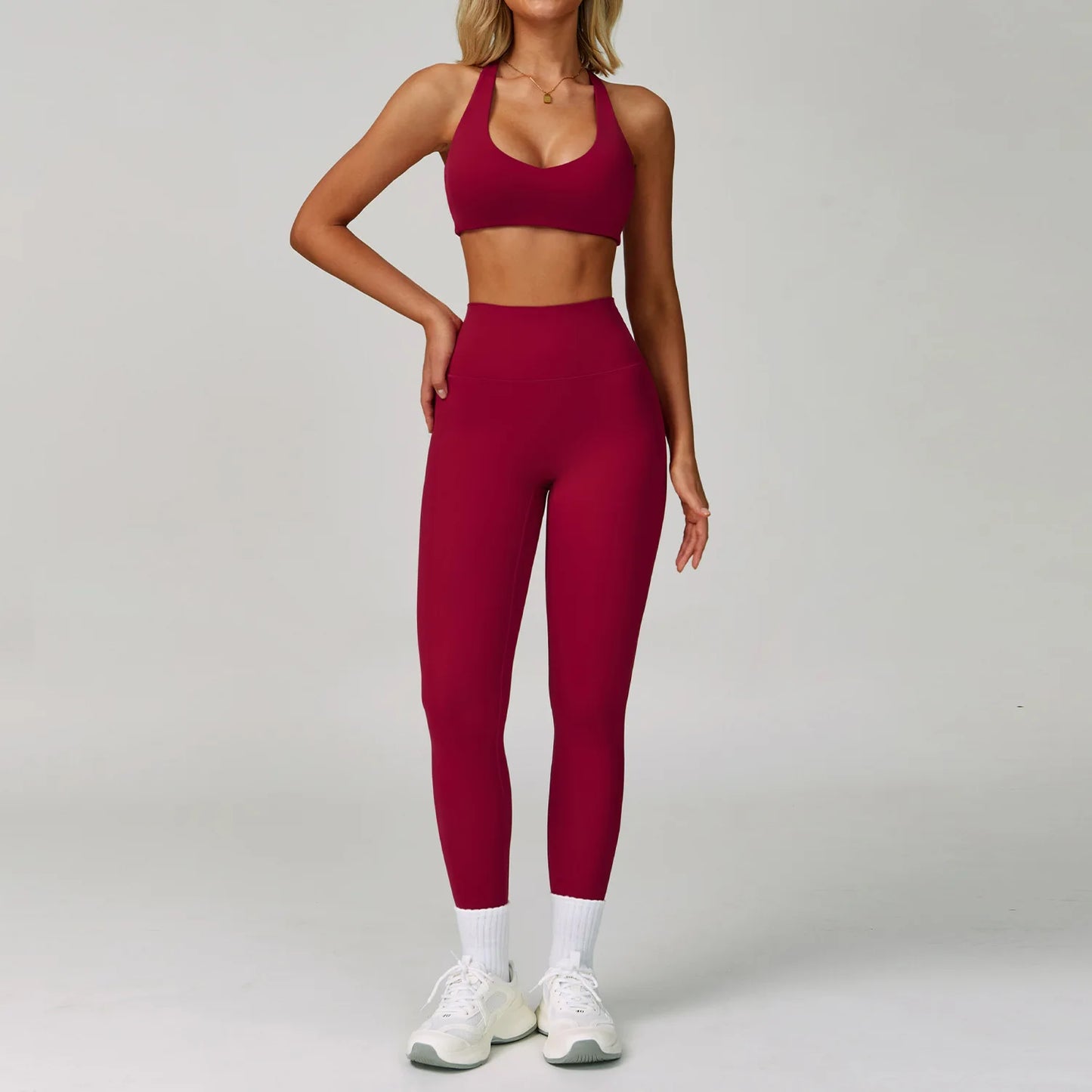 2-3PCS Yoga Suit Women Tracksuit Sports Bra High Waist Leggings Shorts Outfit Gym Set Fitness Push Up Workout Clothes Sportswear
