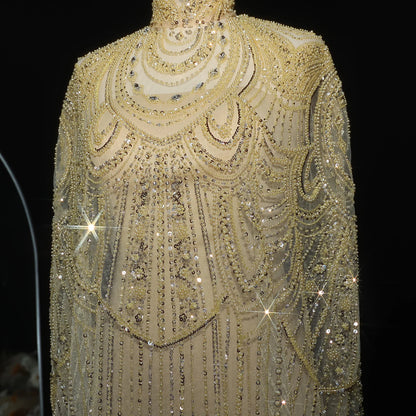 Customized Evening Dresses Luxury sexy Prom Dress Caftan Nude Wedding Formal Elegant Exquisite High Quality Party Gown for Women