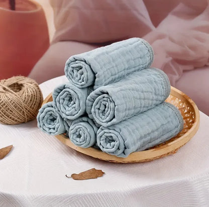 Ultra-Soft 100% Cotton Youngsters Face Towels, Super Absorbent & Gentle on Skin - Perfect for Boys & Girls