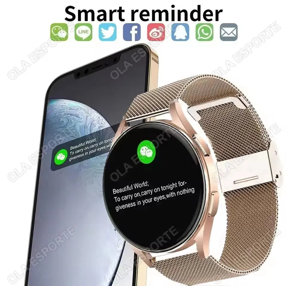 2026 New Women SmartWatch Bluetooth Call Lady Watches Sport Waterproof  Heart Rate  Sleep Smart Watch for  Women Present Gift