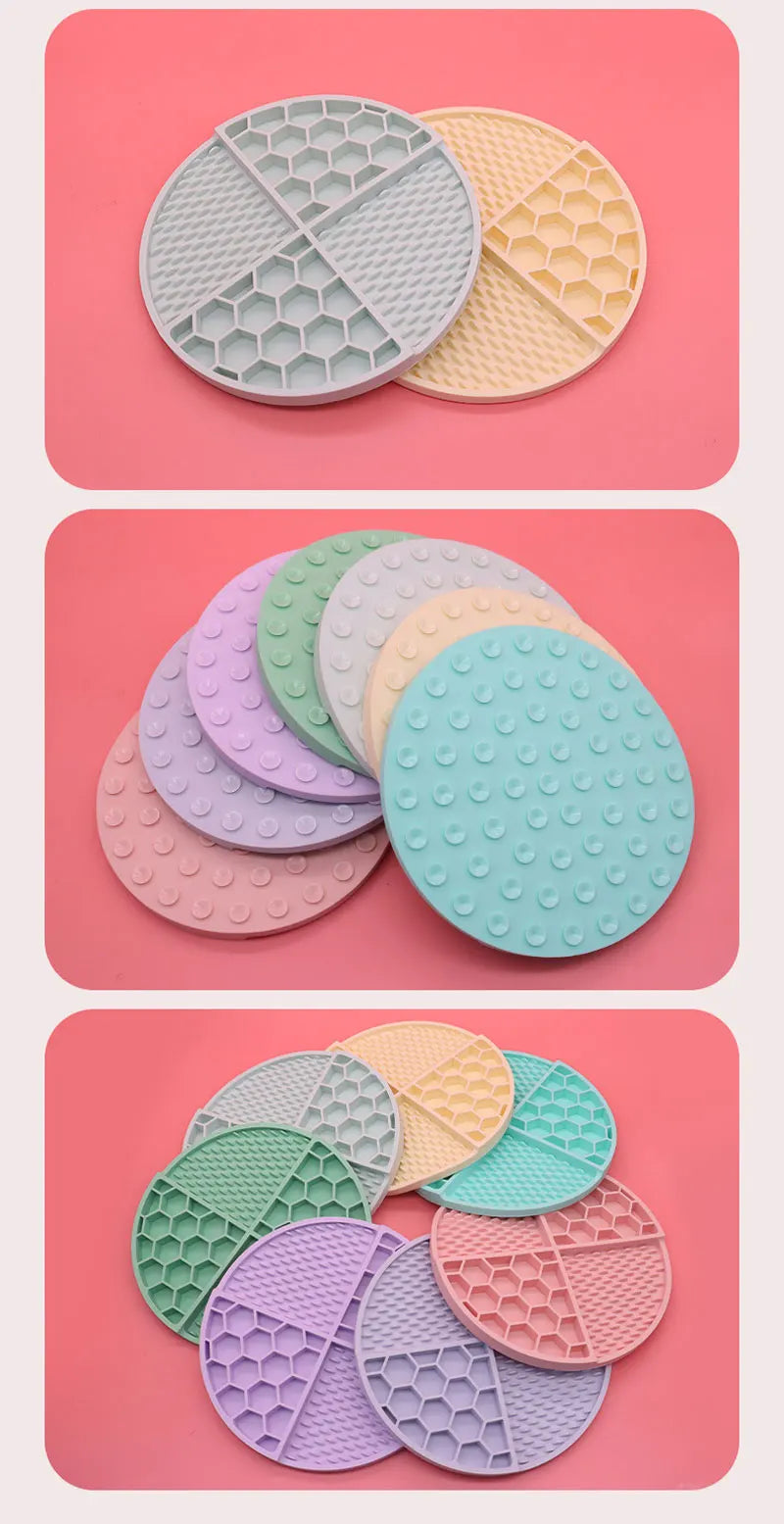 Pet Supplies Silicone Licking Mat Cat Slow Feeder With Suction Cup Slow Feeding Pad Dog Licking Pad Anxiety-relieving Utensils