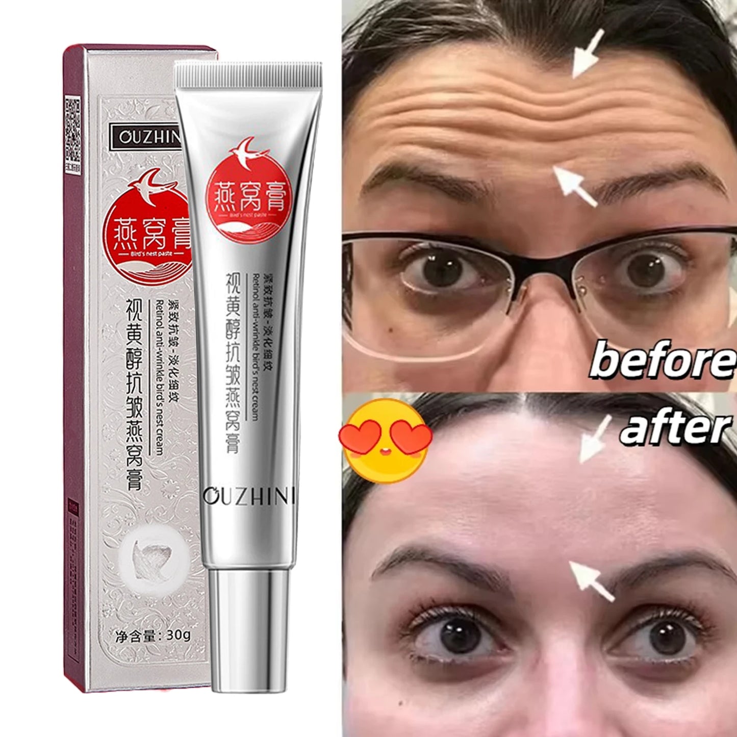 Retinol Anti-Wrinkle Cream Repair Instant Wrinkle Brightening Repair Dispelling Wrinkles Firming Lifting Lightweight Skincare