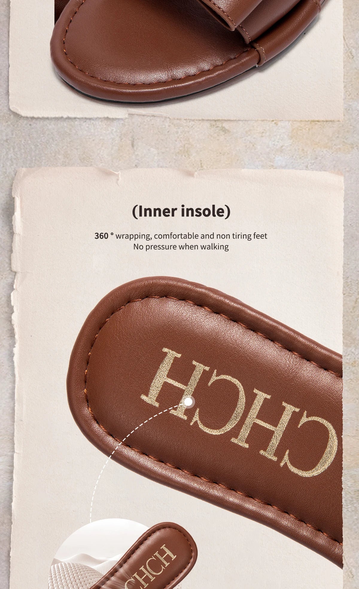 2025 NEW Slippers high quality PU flat women's shoes red shoes luxury brand new listing