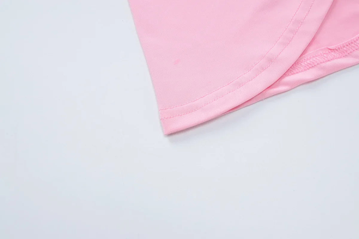 Women's Elegant Two Pieces Dresses Suits Flower Corset Top and High Slit Long Skirts Matching Sets Red Pink Vacation Outfit 2025 & 2026