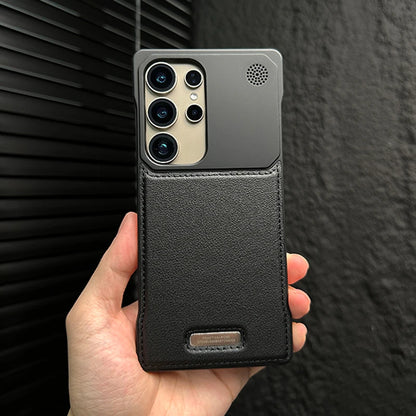 Luxury Leather Frameless Aromatherapy Case for Samsung Galaxy S25 S24 S23 Plus Ultra For Magsafe Magnetic Hybrid Shockproof Capa