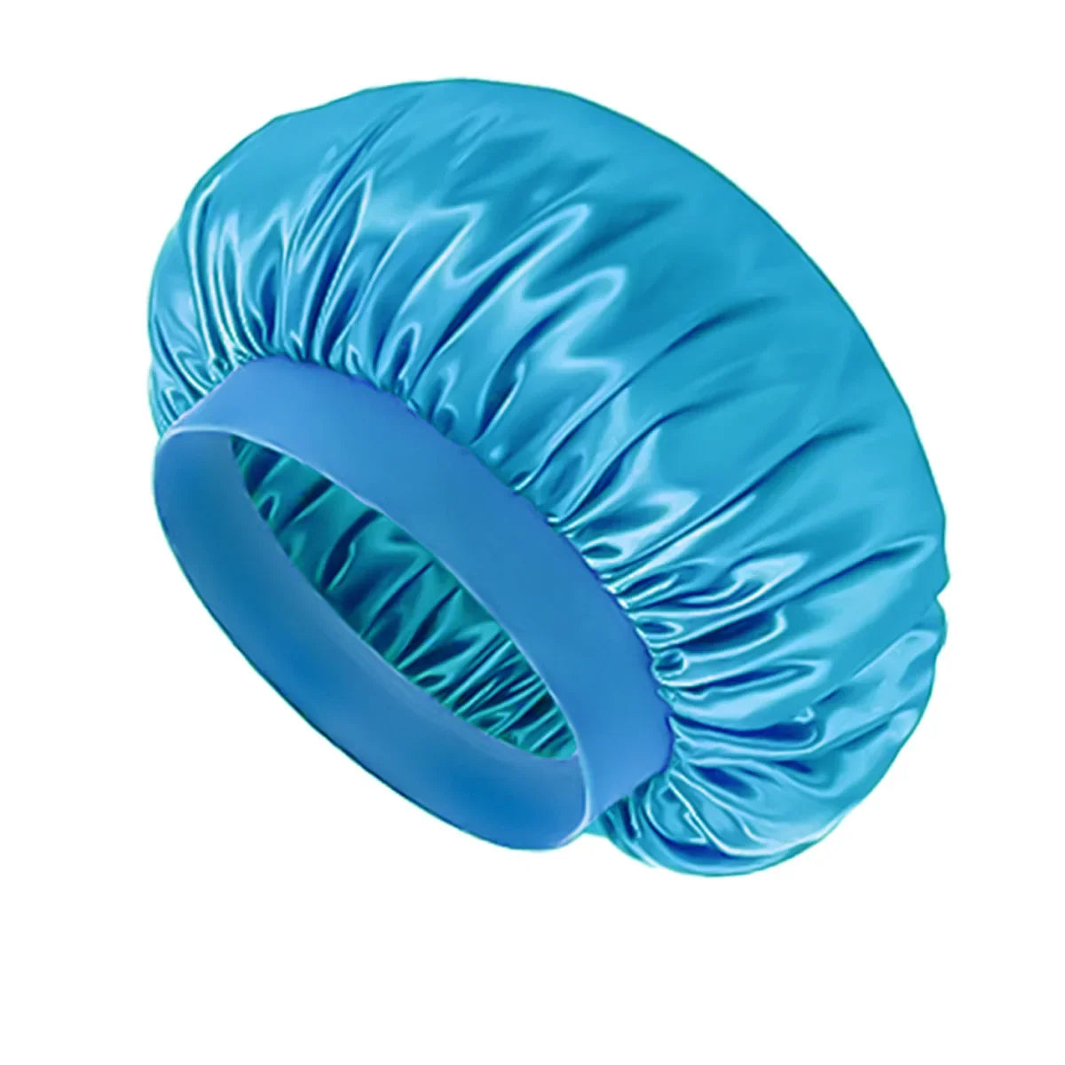 Baby Kids Satin Wide Band Sleeping Hat Beige Black White Pink Purple Bonnet Cap Turban Hat Wide Elastic Bands Night Sleep Cap