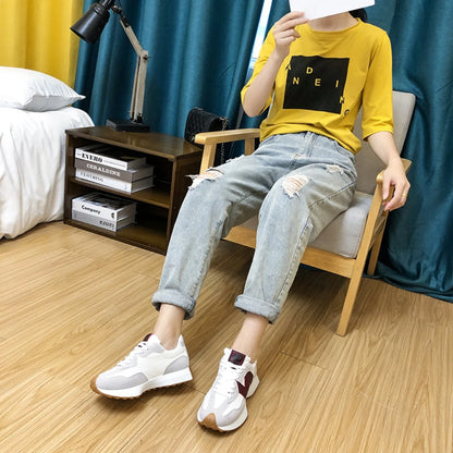 New Women's Causal Sneakers Summer Shoes Woman Fashion Breathable Lace Up Sports Shoes for Women Platform Walking Designer Shoes