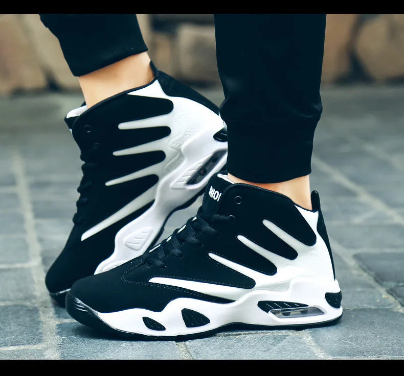 High Top Men Sneakers Fashion Breathable Running Shoes for Men Versatile Basketball Shoes Designer Men Sport Shoes Tenis Hombres