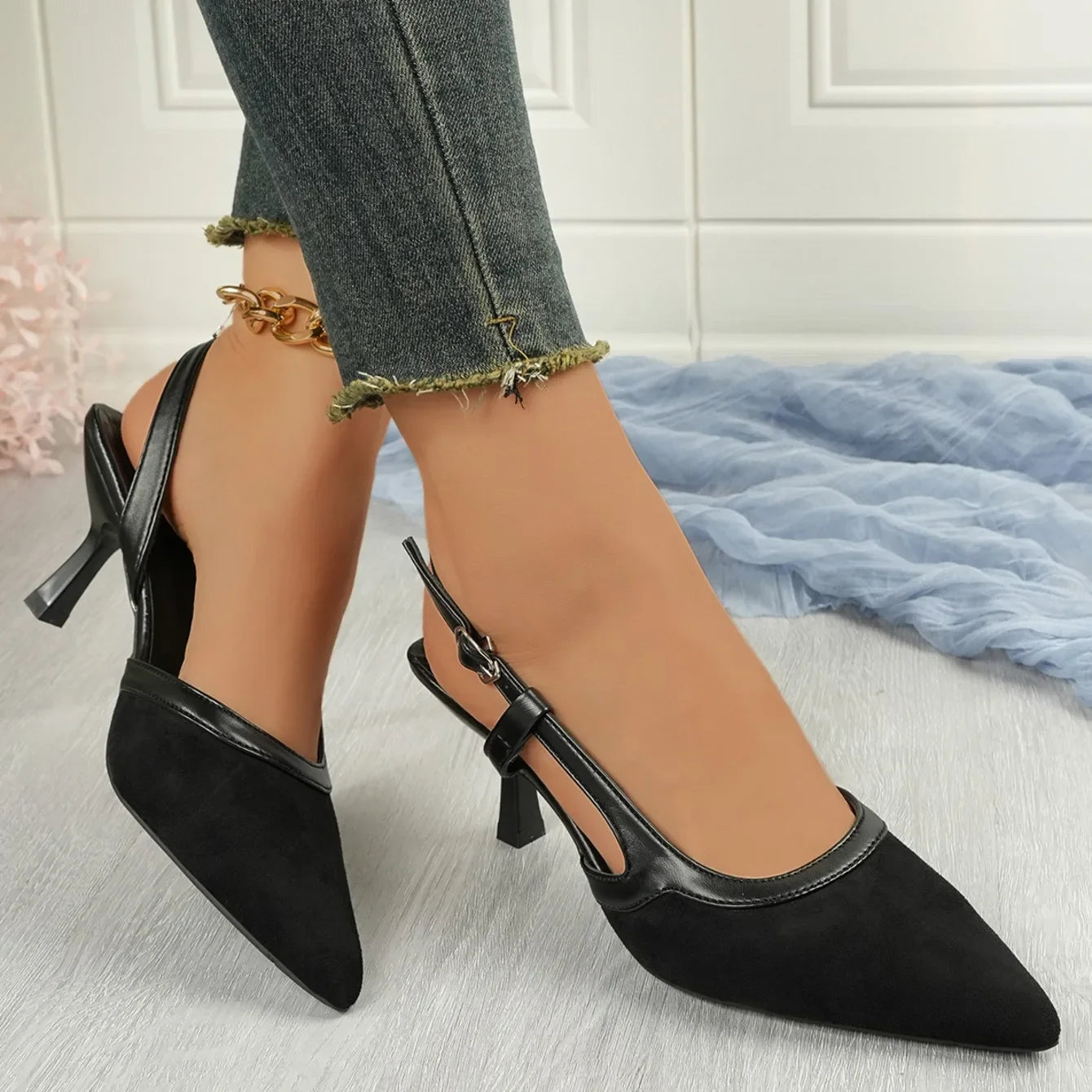 Luxury High-quality Women's Sandals Casual Fashion Brand High Heels Comfortable and Elegant 2025 Summer High Heels Women's Shoes