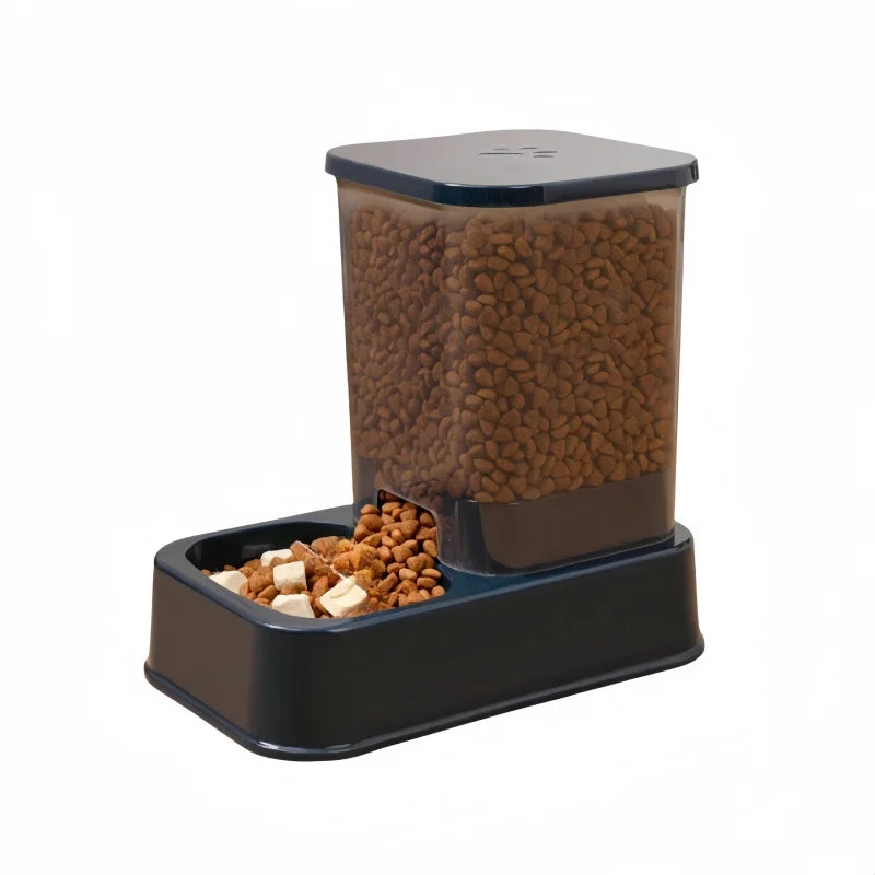 1/2 Pcs Pet Water Dispenser And 1 Pet Food Dispenser Set,  Cat Water Dispensers,  Pet Bowl Feeders