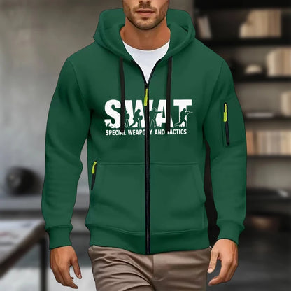 Mens Hoodies Sweatshirt New Casual Long Sleeve Hoodie Men Zipper Cardigan Hooded Sweatshirts
