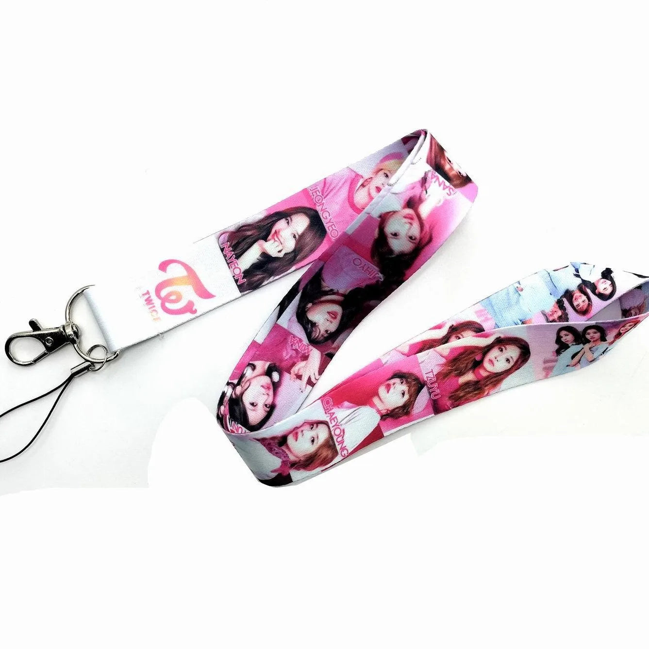 Twice Key Lanyard ID Badge Holders Animal Phone Neck Straps with Keyring Phone Accessories