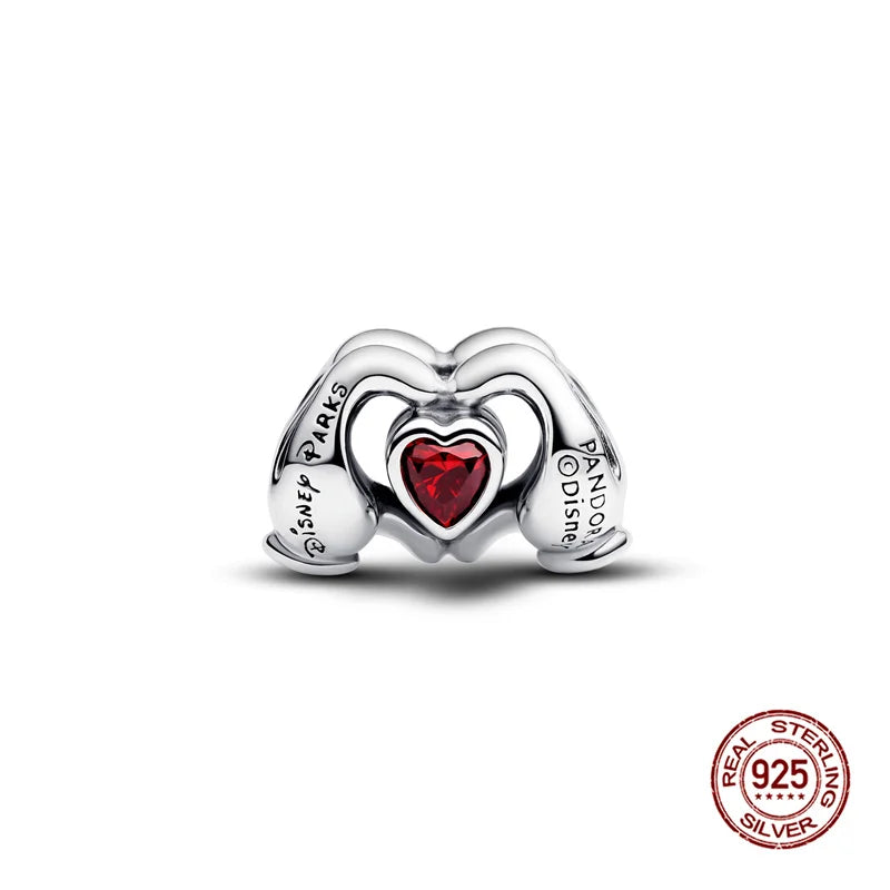 Charms 925 Silver Disney Series-Witch Charms Beads Fits 3mm Original Bracelet Necklace Womens DIY Fine Jewelry Gift Hot Sale