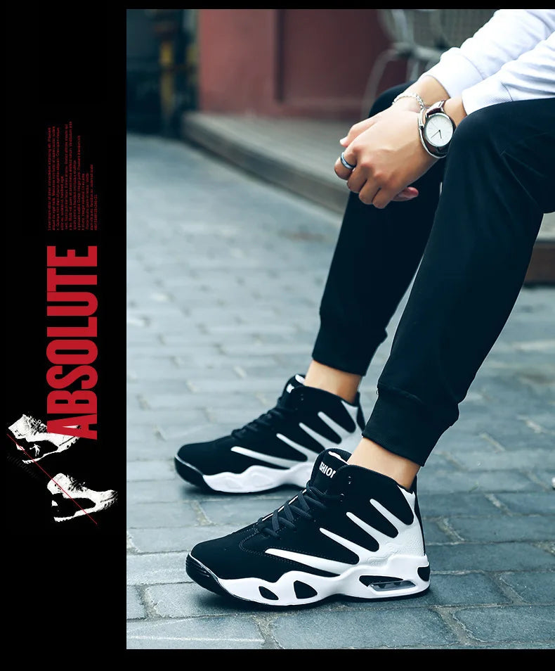 High Top Men Sneakers Fashion Breathable Running Shoes for Men Versatile Basketball Shoes Designer Men Sport Shoes Tenis Hombres