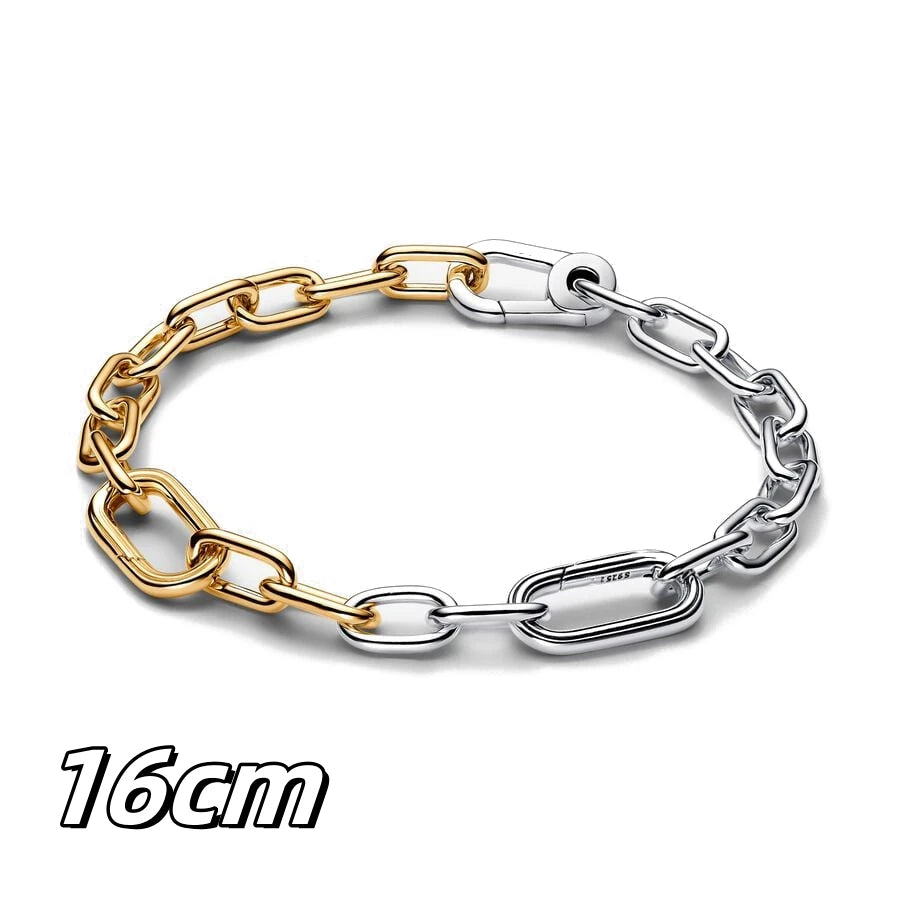 2025 New Hot Sale Original Me Dangle Charm Fit Me Bracelet For Women 925 Sterling Silver Luxury femme Bracelets Fine Jewelry
