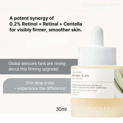 Korean Centella Retinol 0.2 Boosting Shot Ampoule,Air-fit Suncream Light,facial Anti-Aging Serum Original Skincare Products Set