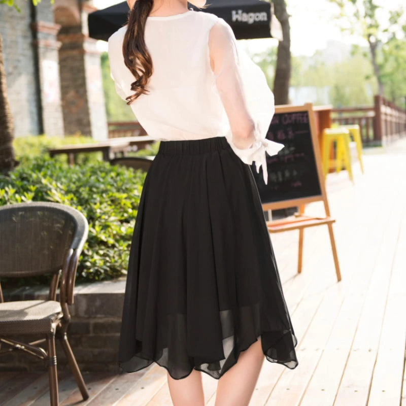 A Line Female Skirts New In Women's Skirt Midi Modest High Quality Clothing Trend 2026 Cheap Aesthetic Luxury Elegant Vintage V