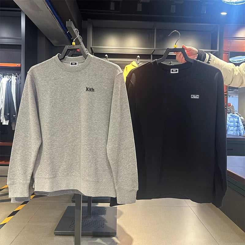 2025 Autumn High Quality O-Neck Sweatshirts Cotton Brand Embroidery logo Casual Hoodie Men Long Sleeve Women Tracksuit Tops