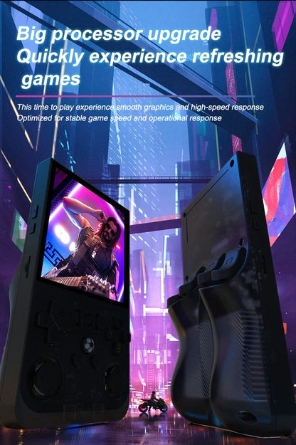 R36MAX Game Console 64GB 128GB 18000+GAMES Linux System 4.0inch K36 vs R36S 3.5inch Pocket Video Player No Download Required