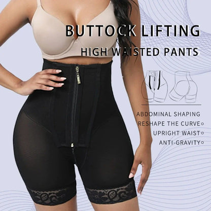 High Waist Body Shaper for Women Plus Size Butt Lifting Shapewear Shorts Tummy Control Fajas Colombianas Thigh Slimer Panties