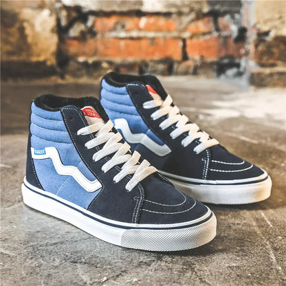 Canva Women's Casual Korean Style Flat Shoes New Arrival Winter 2023 Trendy Ins Net Red Cotton Shoes Versatile For Students