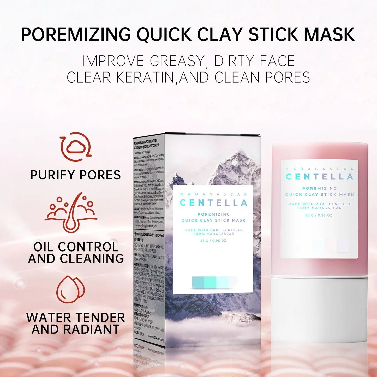 Centella Asiatica Serum Korean Centella Deep Cleansing Foam Toner Moisturizing Brightening Shrink Pores Skin1004 Skin Care