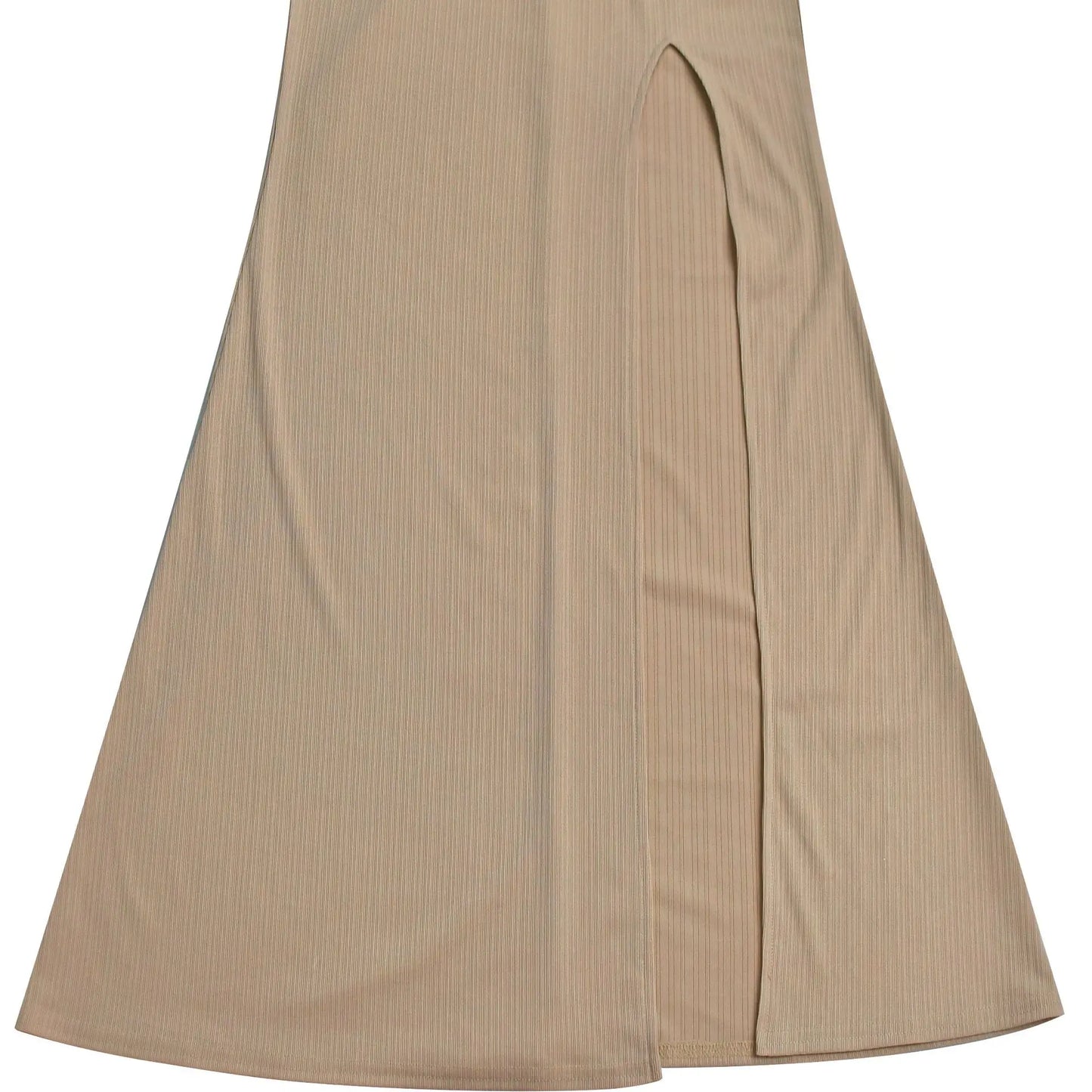 Women's Hollow Out Sleeveless Sexy Knitted Halter Neck Backless Solid Color Dress for Summer 2025