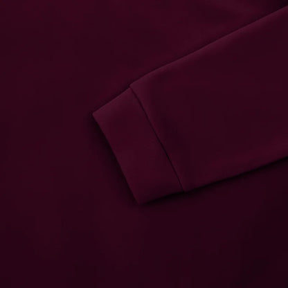 American autumn and winter heavy fleece long-sleeved men's sweater half zipper loose stand-up collar pullover men's sweater