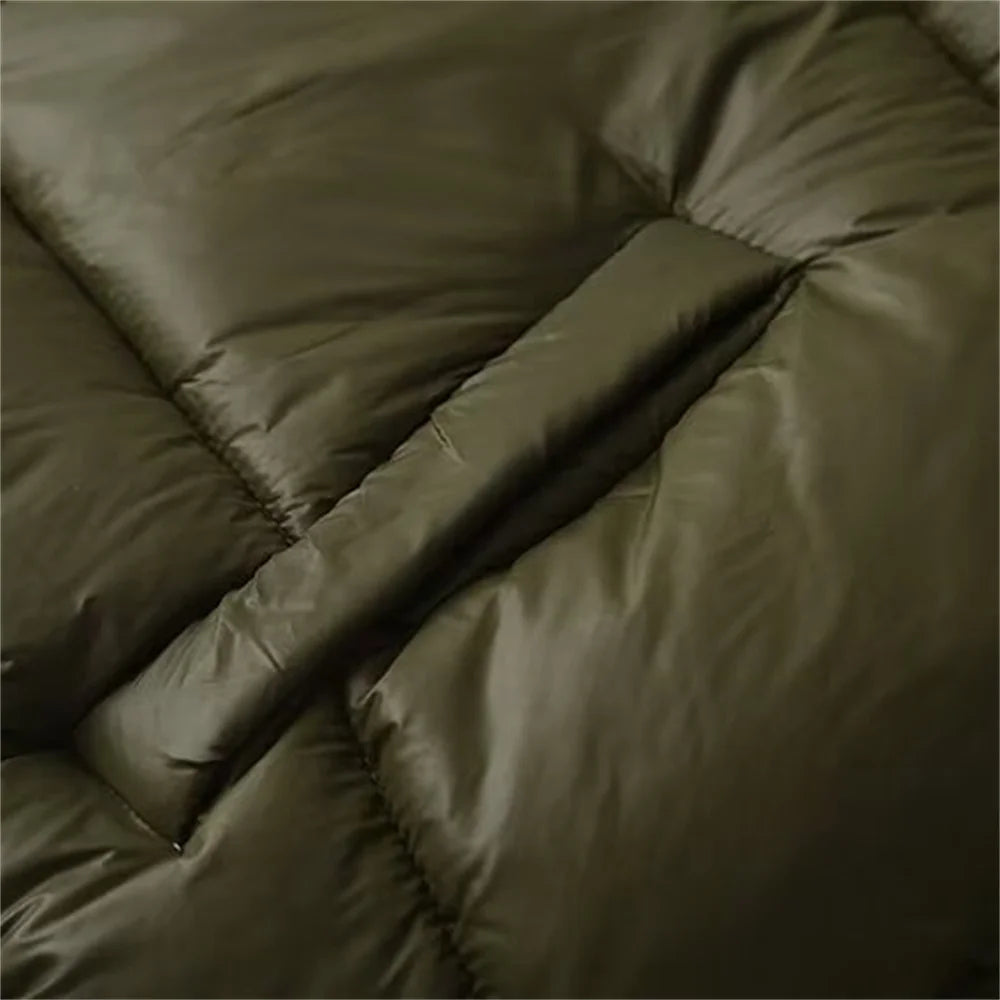 Autumn/Winter New Product Women's Standing Neck Hooded Long Sleeve Side Pocket Short Cotton Coat Jacket