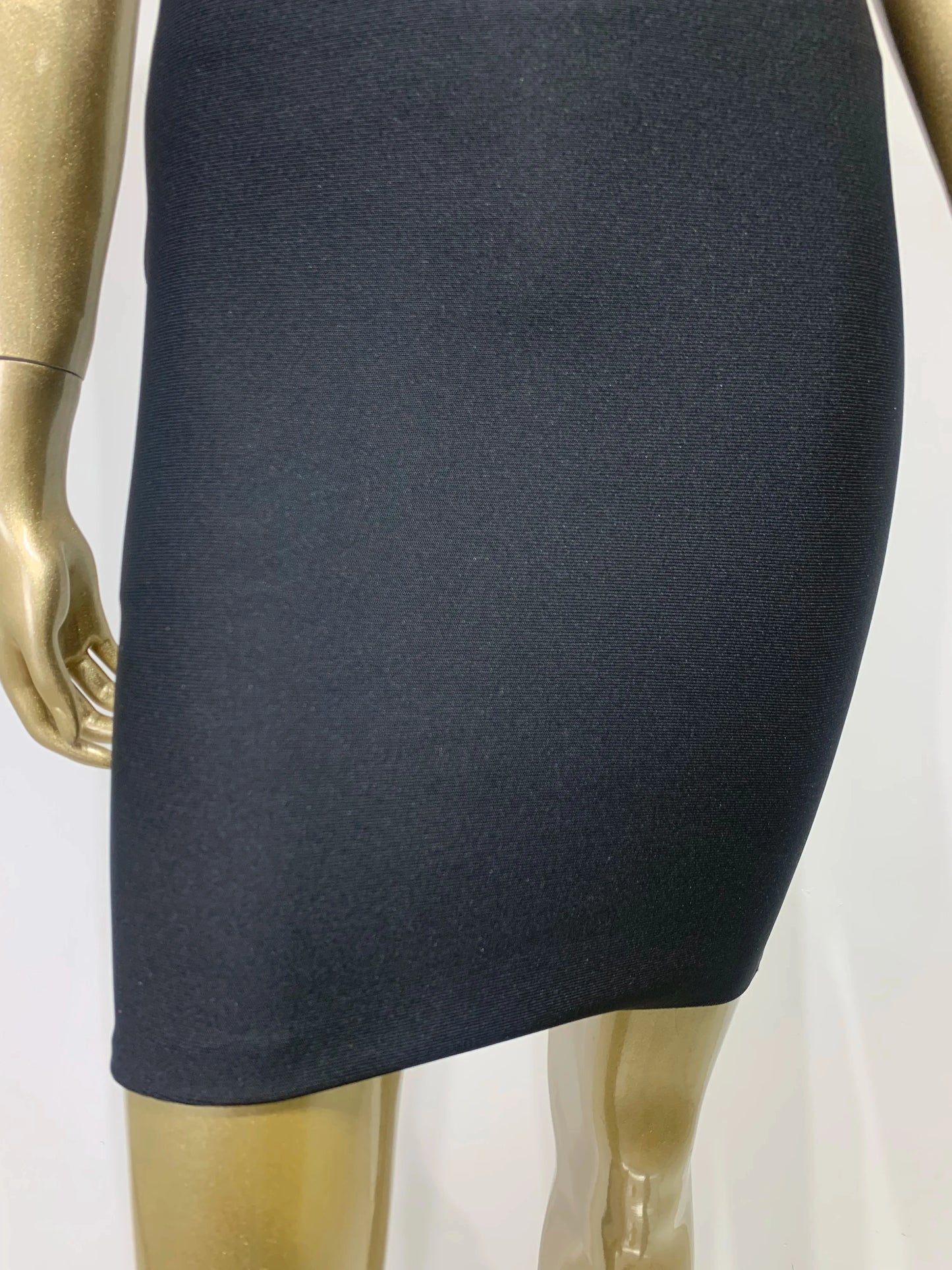 Women's Sexy V Neck Beading Diamonds Black Mini Bodycon Bandage Dresses 2024 Summer Fashion Elegant Evening Cocktail Party Dress