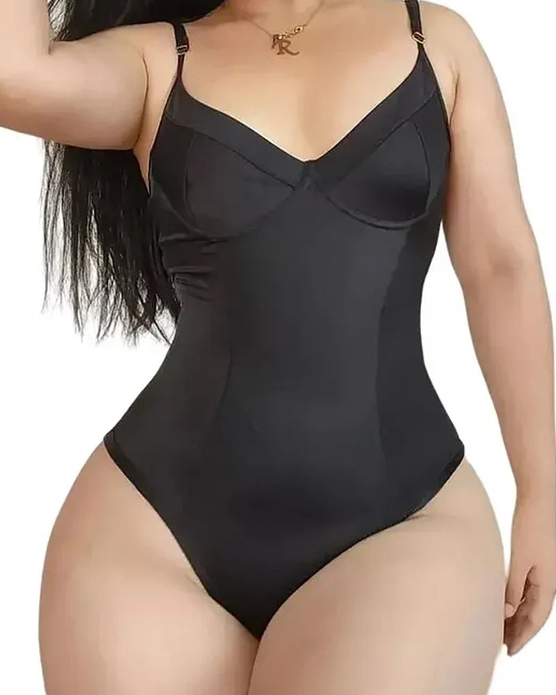 Full Body Shapers Women Corset Shaper Slimming Shapewear Lingerie One-pieces Back tied triangular Bodysuit waist trainer Girdle