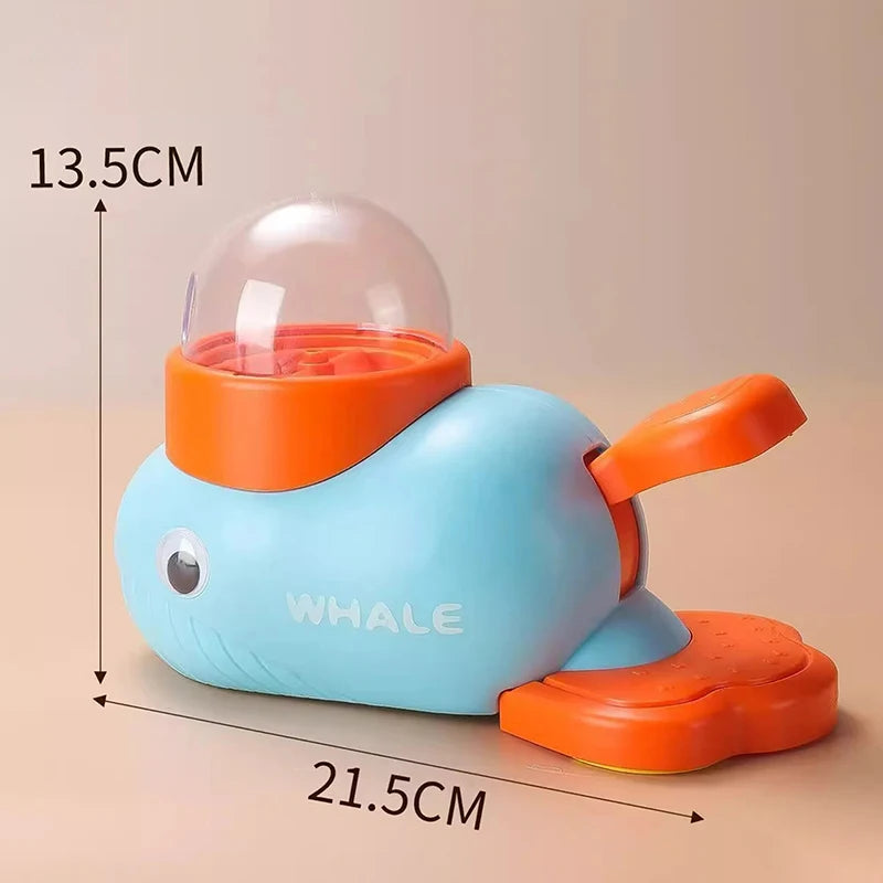 【E】Pet Snack Feeder Dog Food Dispenser Automatic Feeder Puppy Cartoon Duck Whale Design Used To Train Cats Accessories Supplies