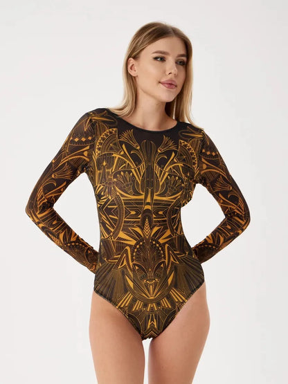 Russian Swimsuits Women One-piece Bikini Quick Drying Купальник Sunscreen 2025 European American