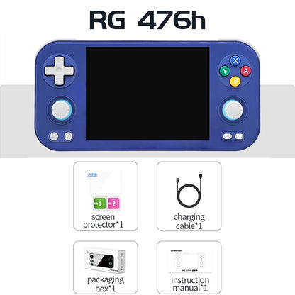 ANBERNIC RG 476H Android Handheld Game Console 4.7"HD Multi-touch Full Screen Hall Triggers Wifi Retro Video Games Player RG476H