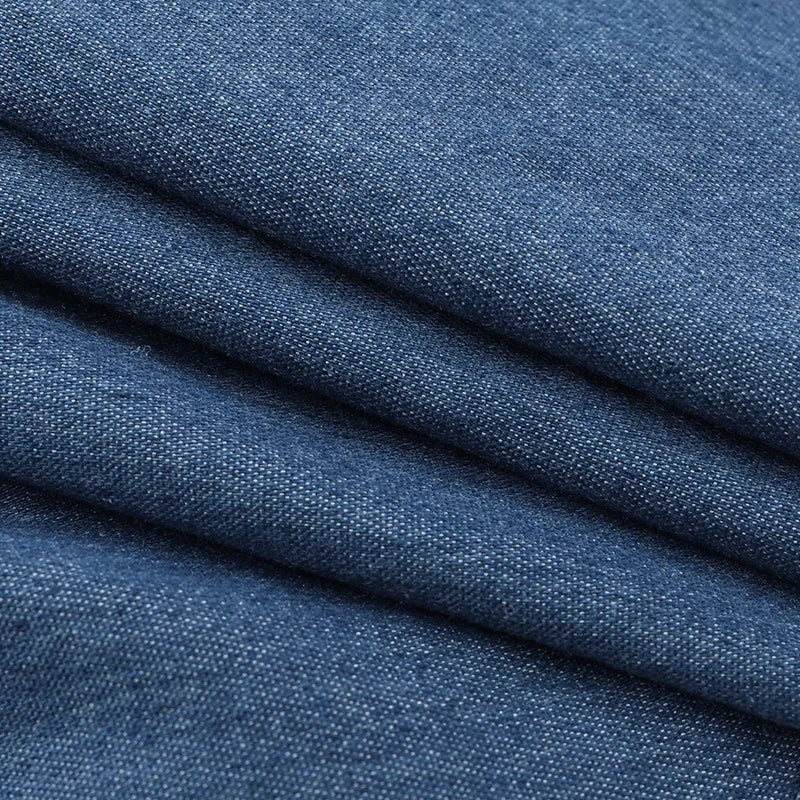 Summer 2025 & 2026 Women's Wrap Hip A-Line Skirt Sexy Bra Imitation Denim Dress European American Style Wrap Dress