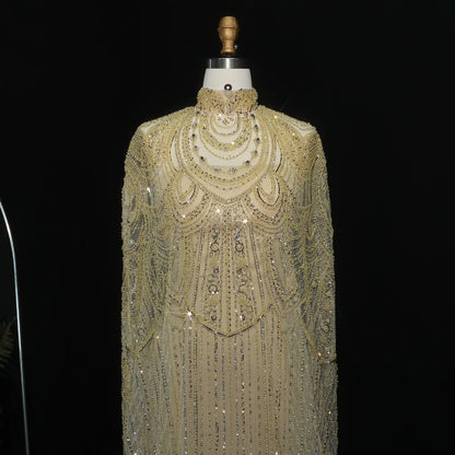 Customized Evening Dresses Luxury sexy Prom Dress Caftan Nude Wedding Formal Elegant Exquisite High Quality Party Gown for Women