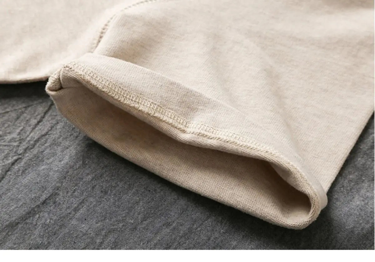 Heavyweight Impermeable 300g Carbon Matte Pure Cotton Thick Short Sleeved T-shirt Men and Women Pure White Simple Base Shirt