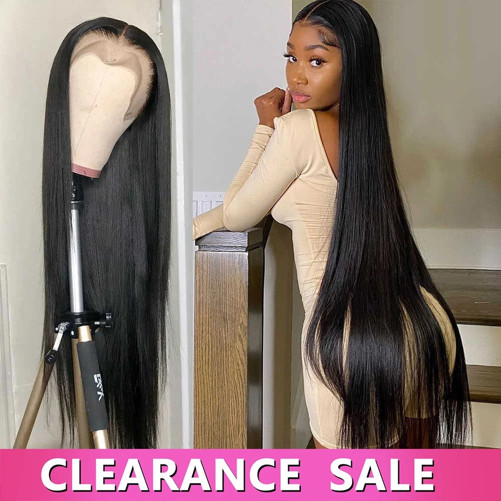 40 Inch Human Hair Wigs Pre Plucked With Baby Hair 13x4 13x6 Hd Lace Frontal Wig Straight Lace Front Human Hair Wigs For Women