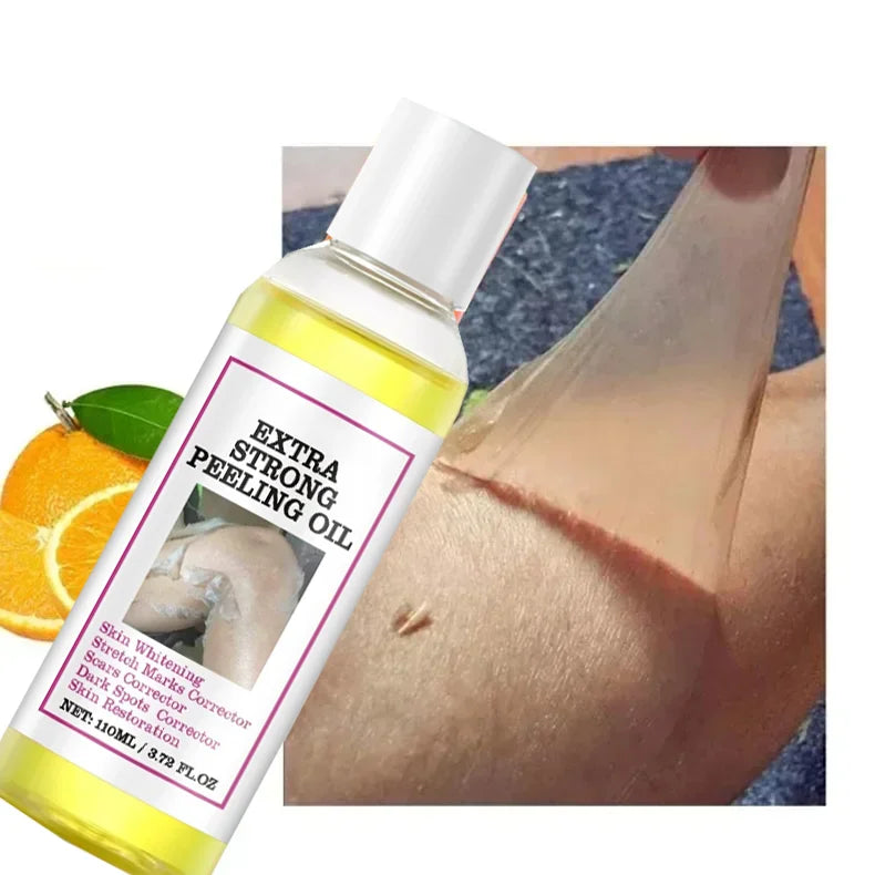 Yellow Peeling Lotion Oil 100% Organic Bleaching Dark Skin Exfoliating Whitening Nourishing Hyaluronic Acid Moisturiz Body Scrub