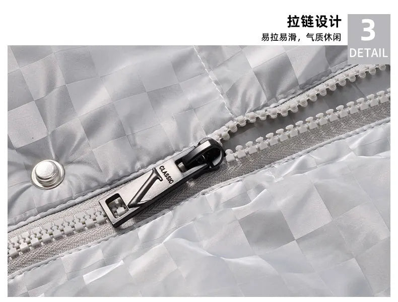 Supzoom New Arrival Casual Mens Winter Trendy Hooded Bread Couple Bright Face Starry Thickened Coat Cotton-padded Jackets