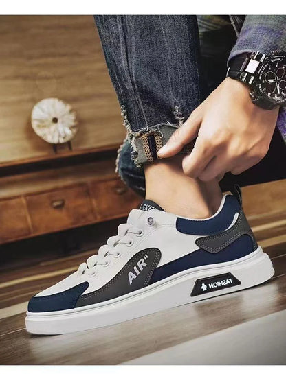 New 2025 Men's Casual oes Leather Surface Comfortable Spring Autumn Trendy Sports oes Versatile Faionable Korean Sle